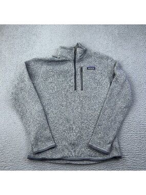 Patagonia Better Sweater Women’s Pullover Quarter Zip Size Small Gray